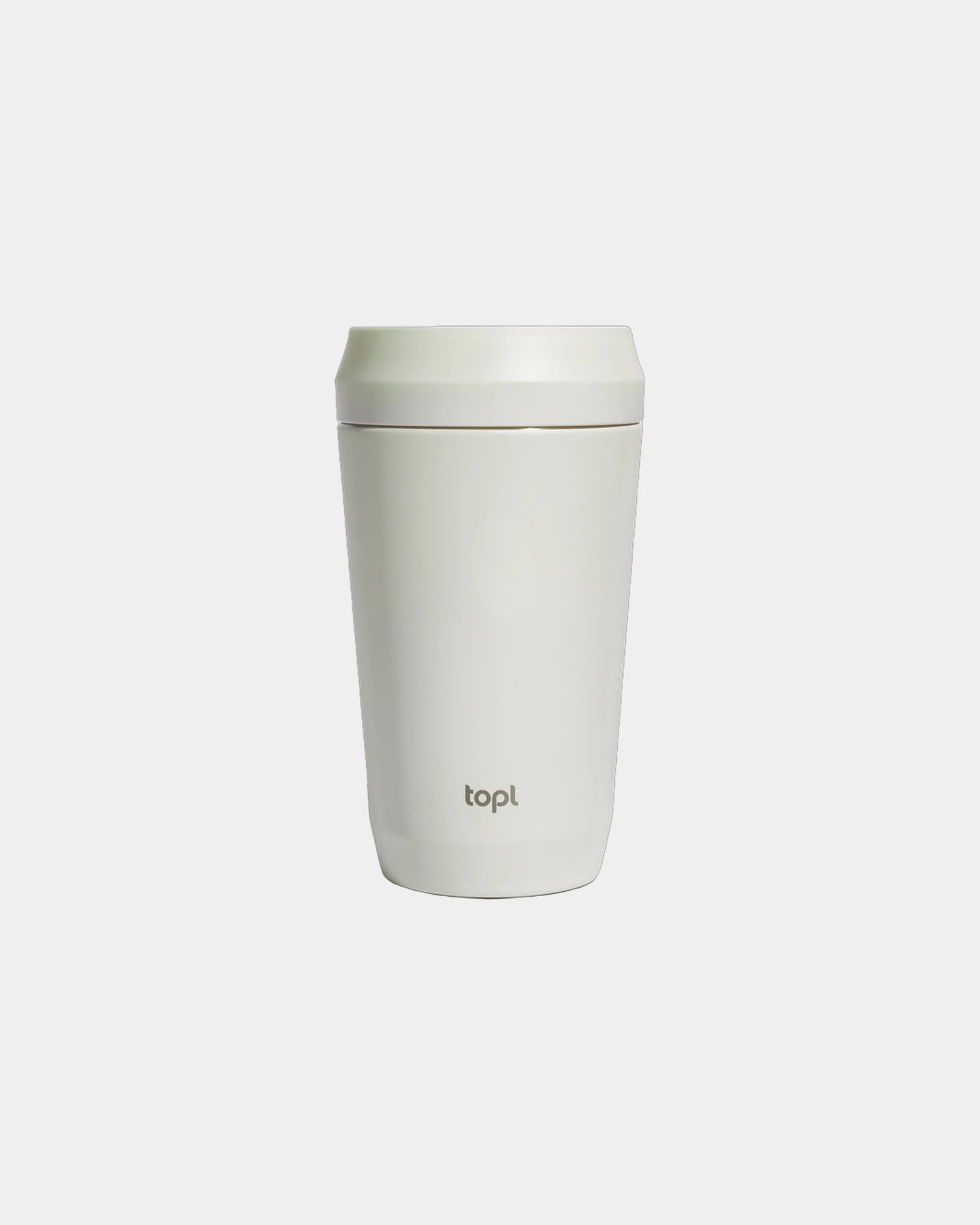 Promotional recycled stainless steel mug 354ml - White