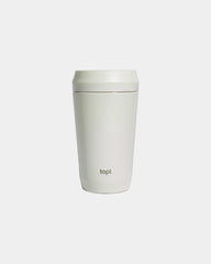 Promotional recycled stainless steel mug 354ml - White