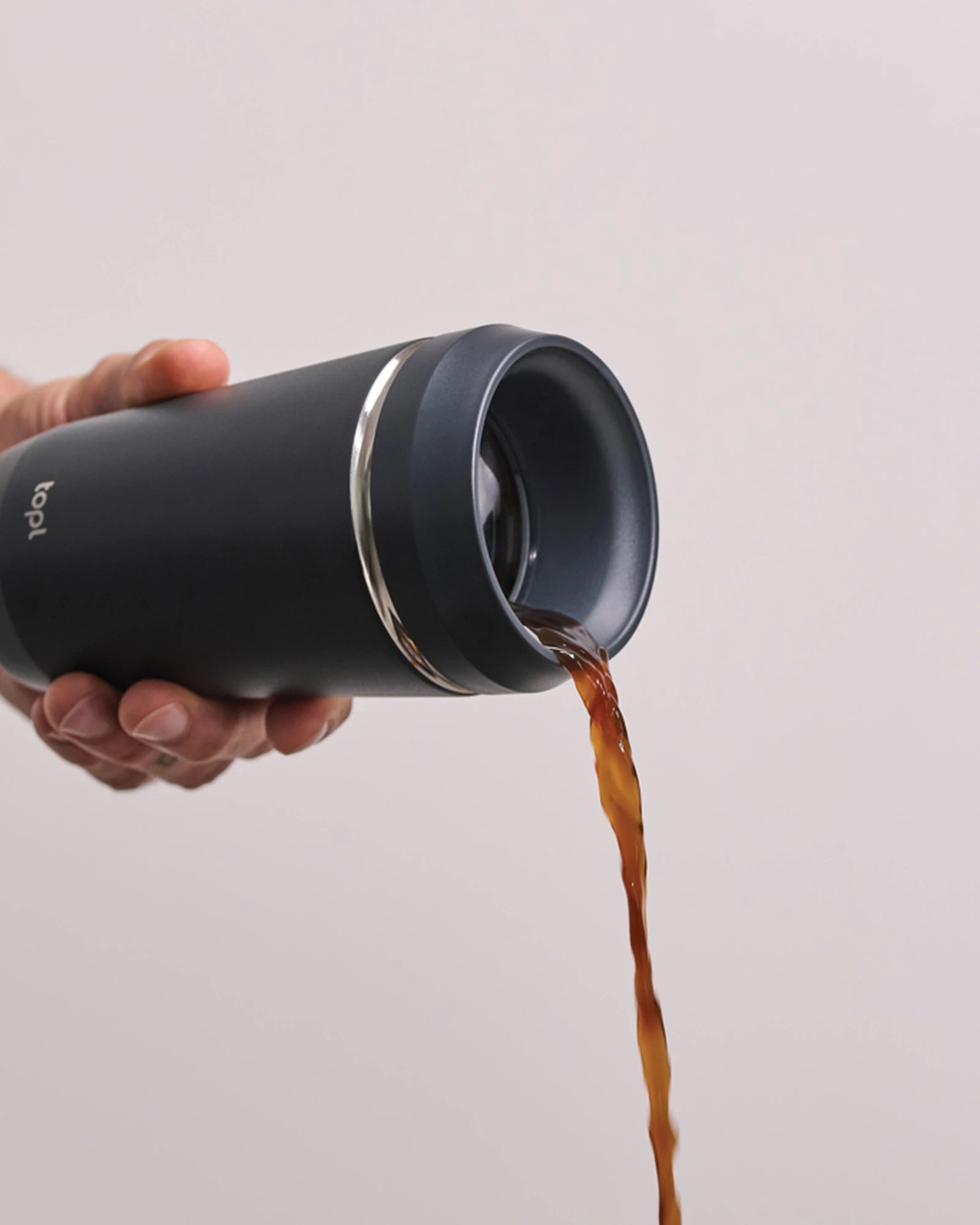 Promotional recycled stainless steel mug 354ml - 5