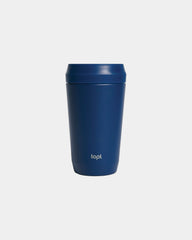 Promotional recycled stainless steel mug 354ml - Navy