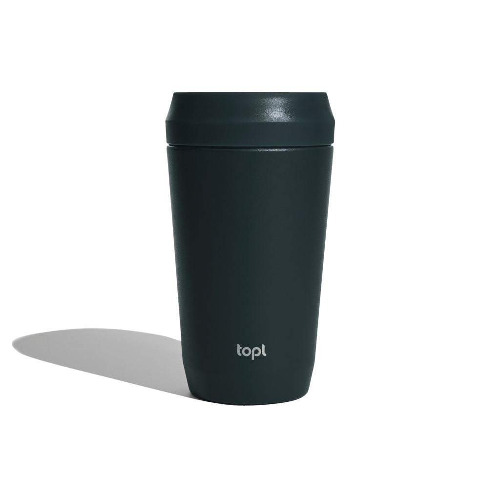 Promotional recycled stainless steel mug 354ml - Grey