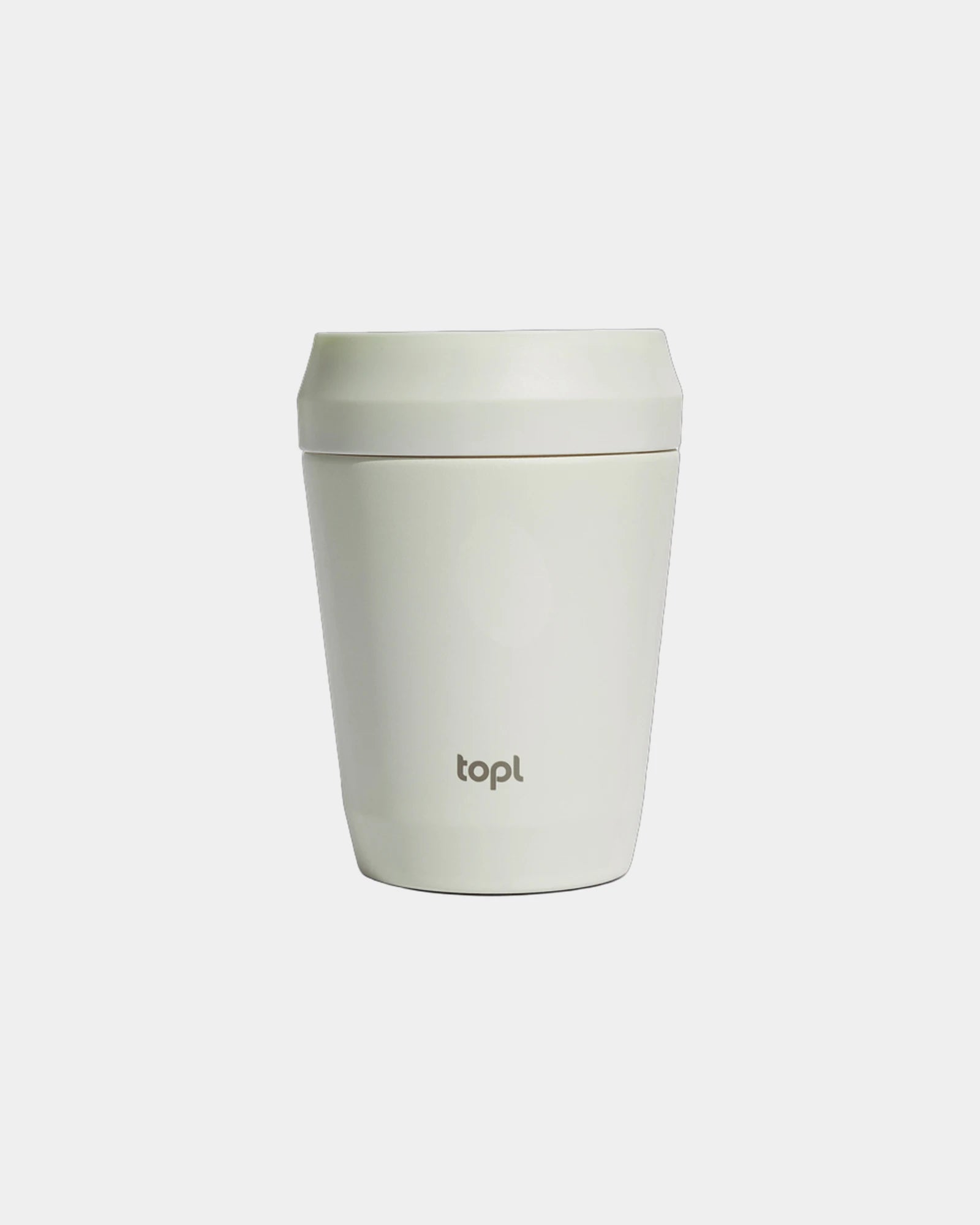 Custom recycled stainless steel mug 235ml Topl - White