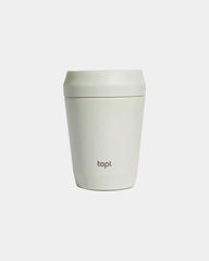 Custom recycled stainless steel mug 235ml Topl - White