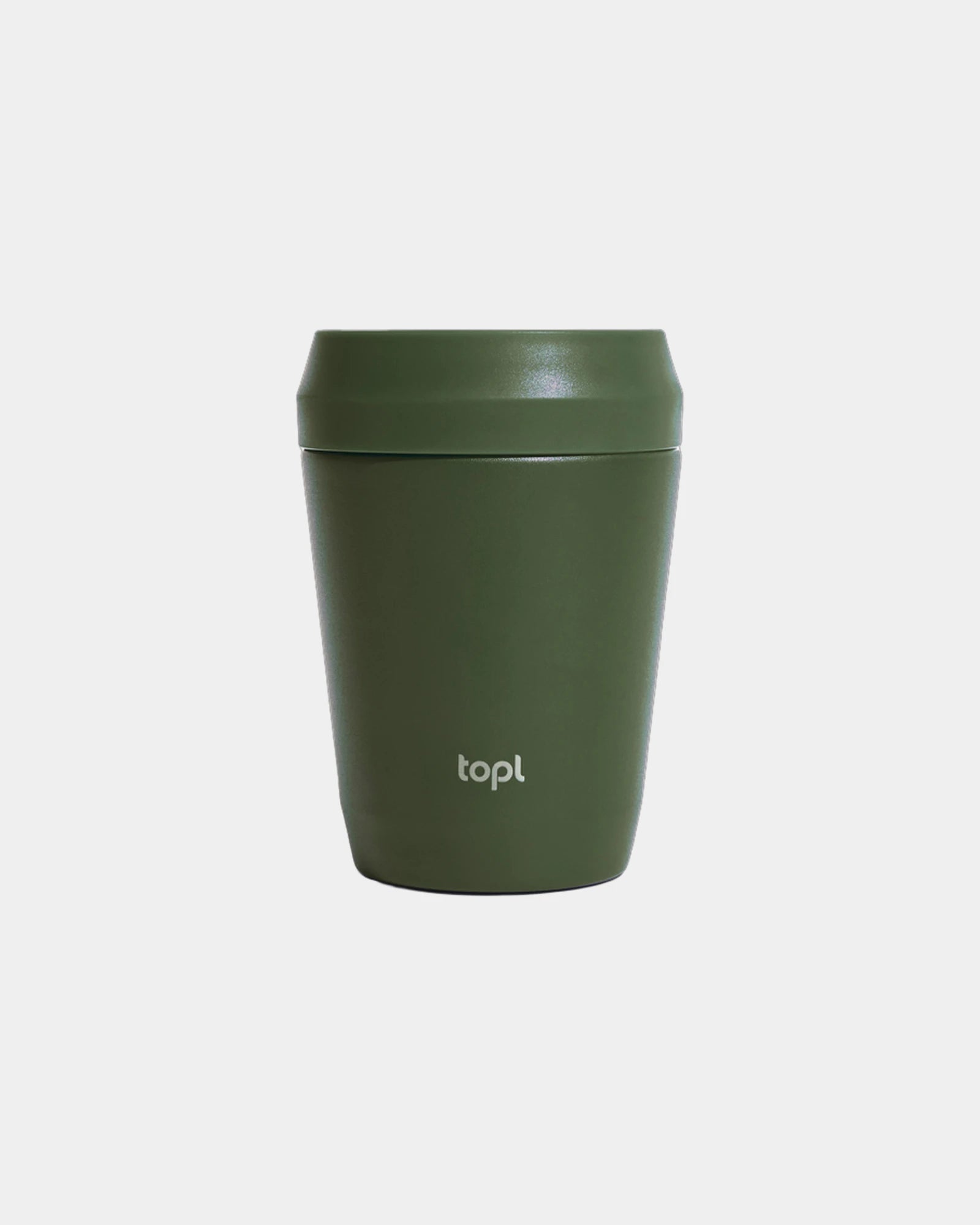 Custom recycled stainless steel mug 235ml Topl - Green