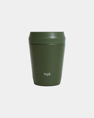 Custom recycled stainless steel mug 235ml Topl - Green