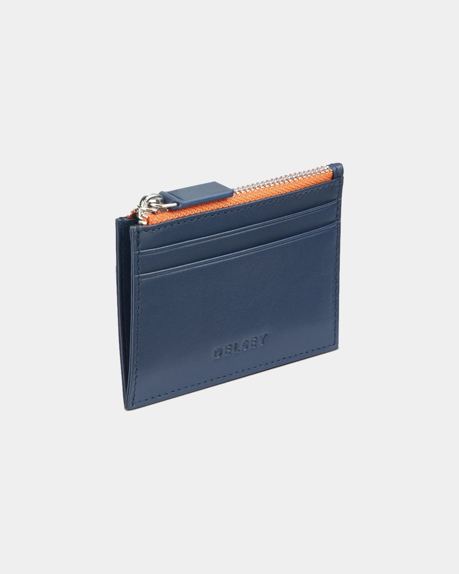 Personalized leather wallet for businesses and teams - Navy