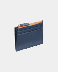Personalized leather wallet for businesses and teams - Navy
