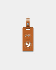 Promotional silicone travel address tag - Orange