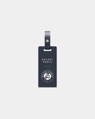Promotional silicone travel address tag - Navy
