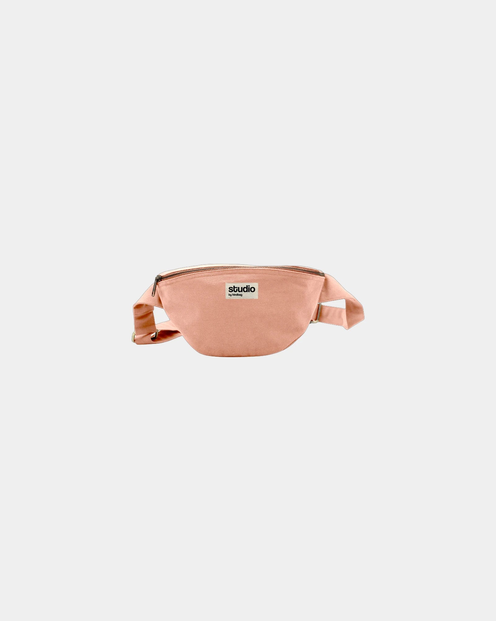 Custom organic cotton fanny pack Hindbag Valentine - Salmon