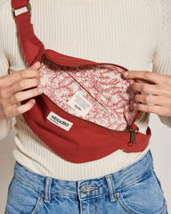 Custom organic cotton fanny pack Hindbag Valentine - 15