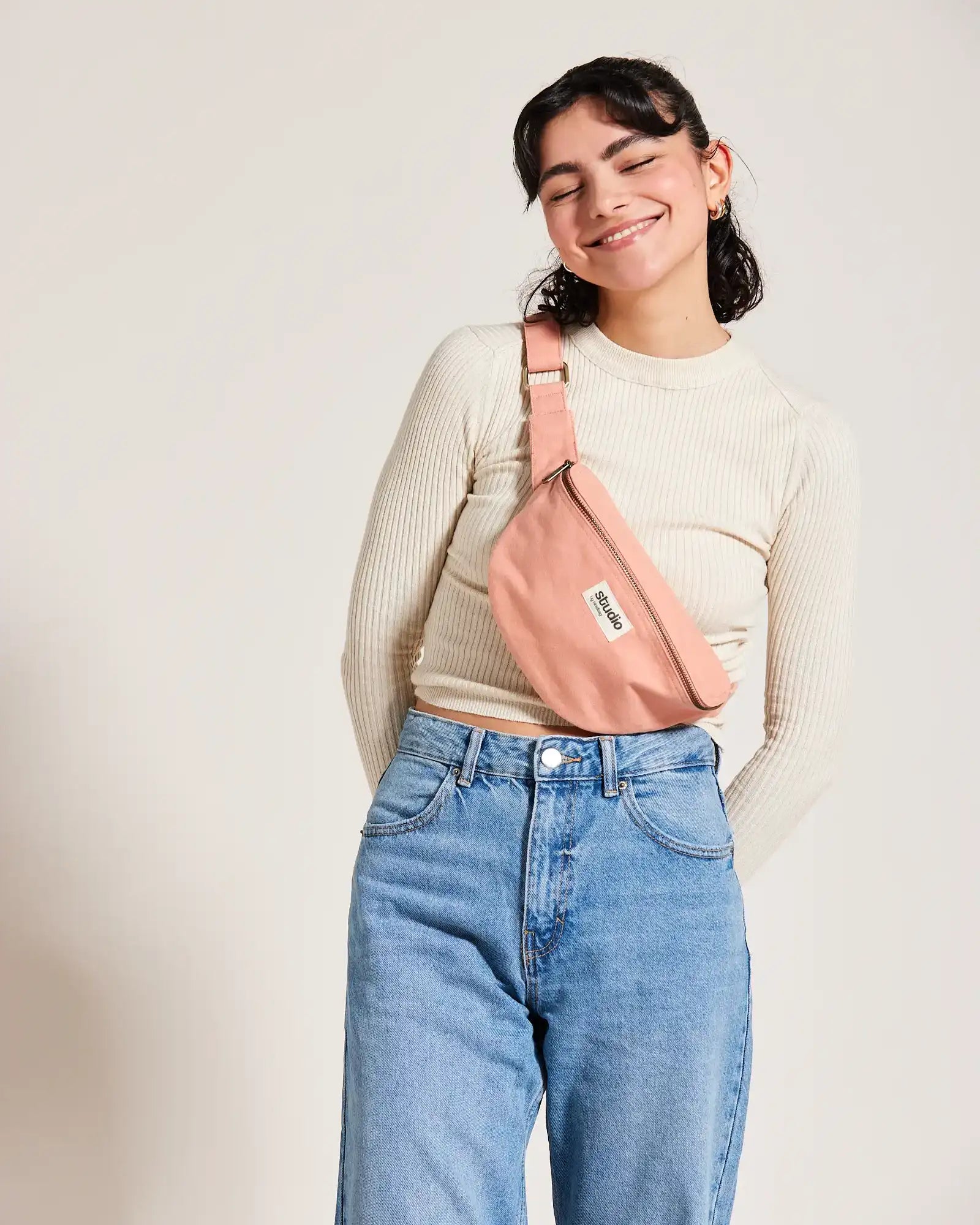 Custom organic cotton fanny pack Hindbag Valentine - 24