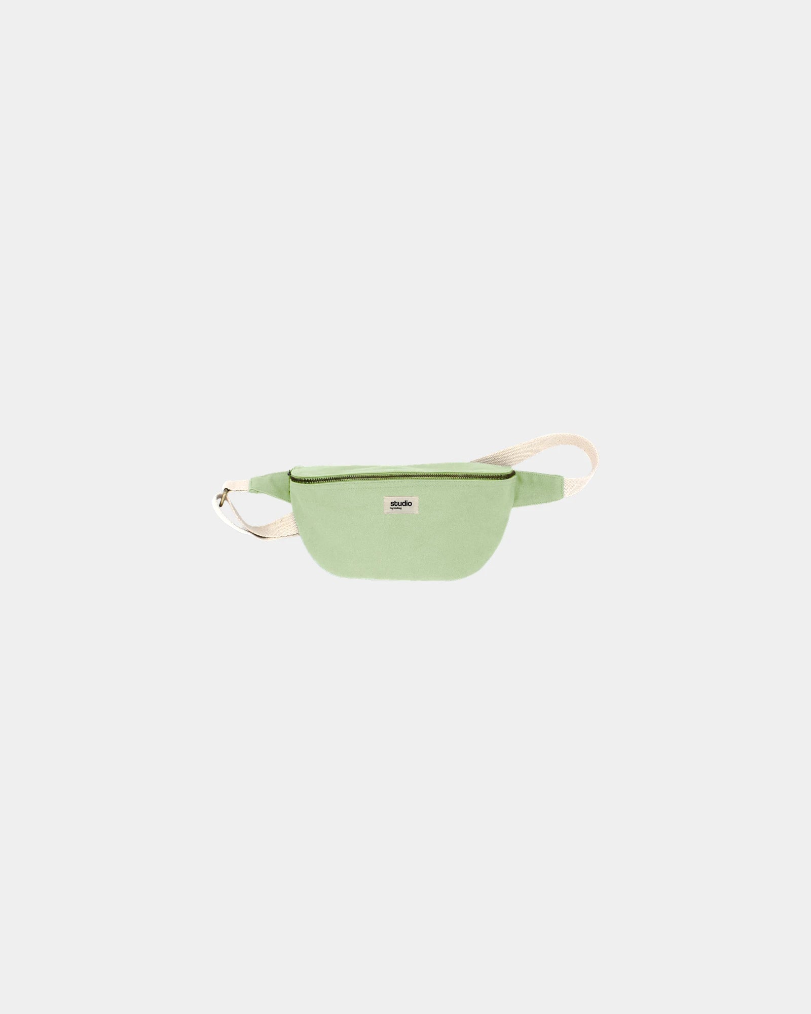 Custom organic cotton fanny pack Hindbag Antoine - Mint
