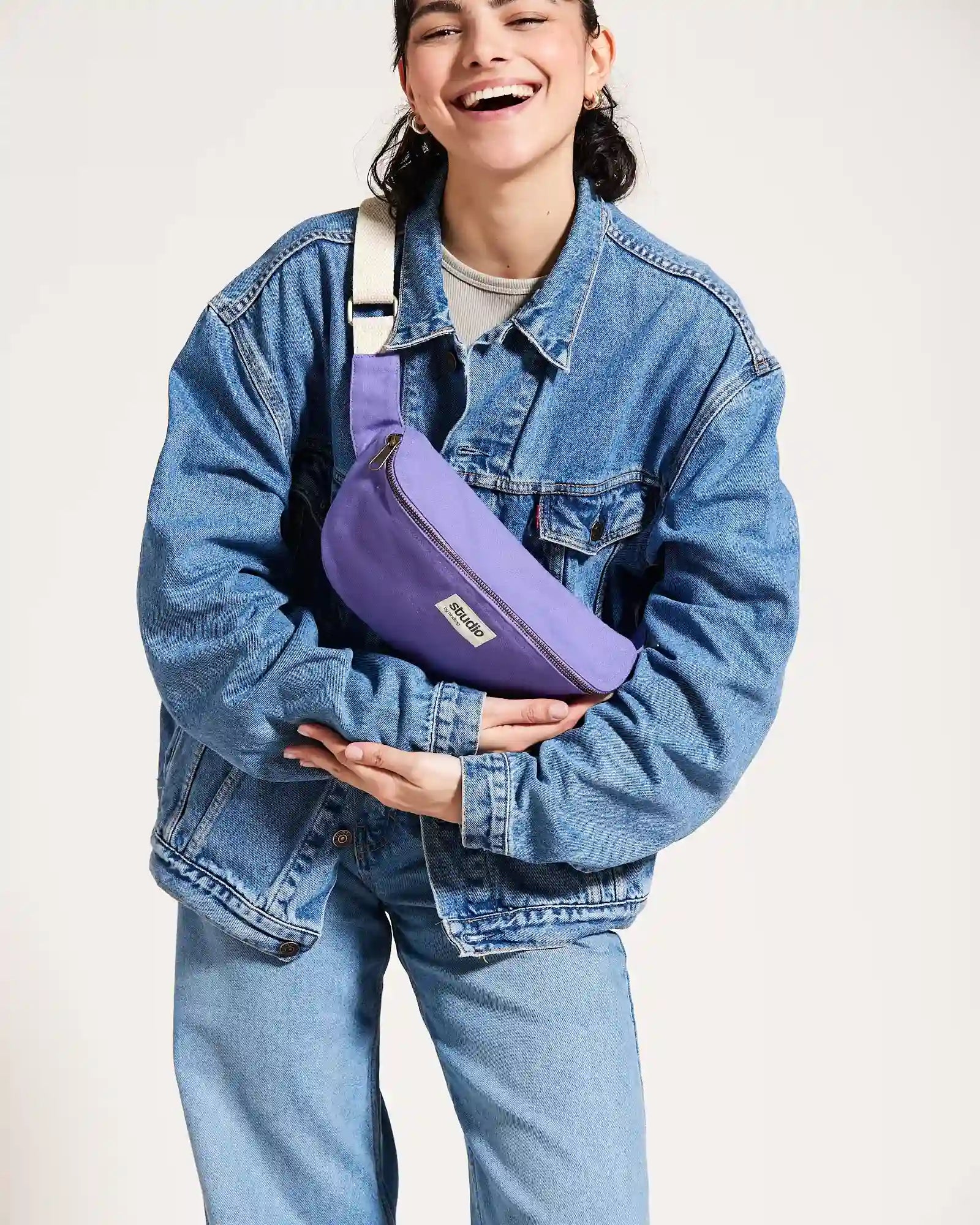 Custom organic cotton fanny pack Hindbag Antoine