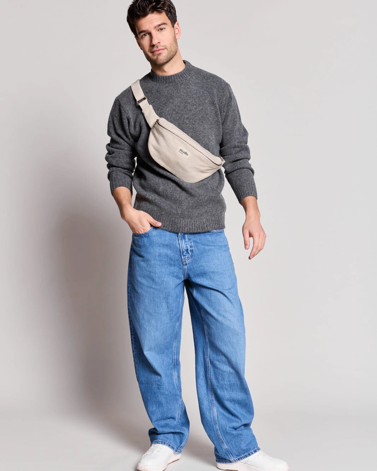 Custom organic cotton fanny pack Hindbag Antoine