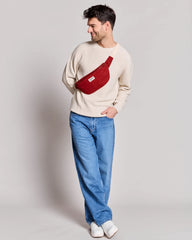 Custom organic cotton fanny pack Hindbag Antoine