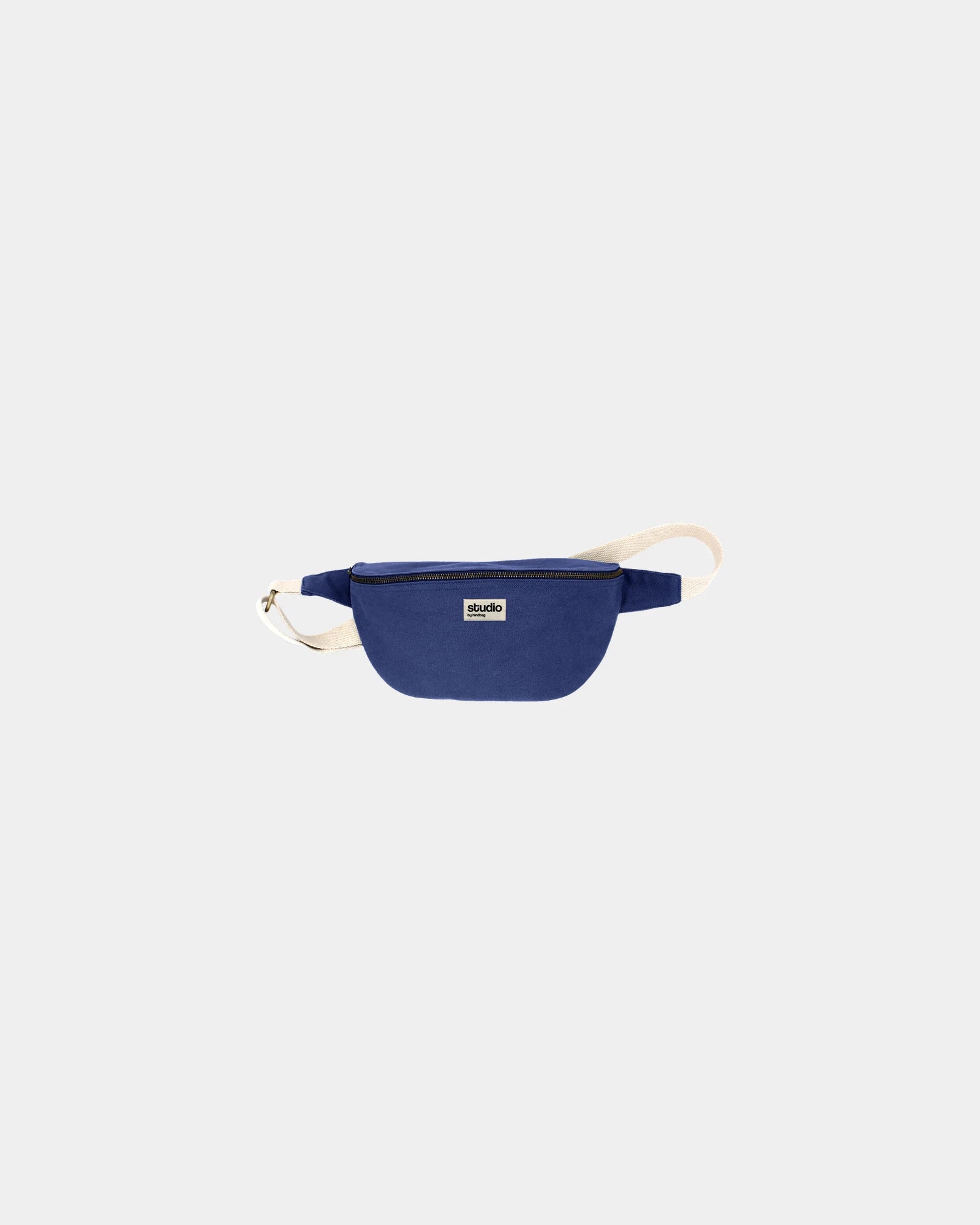 Custom organic cotton fanny pack Hindbag Antoine - Navy