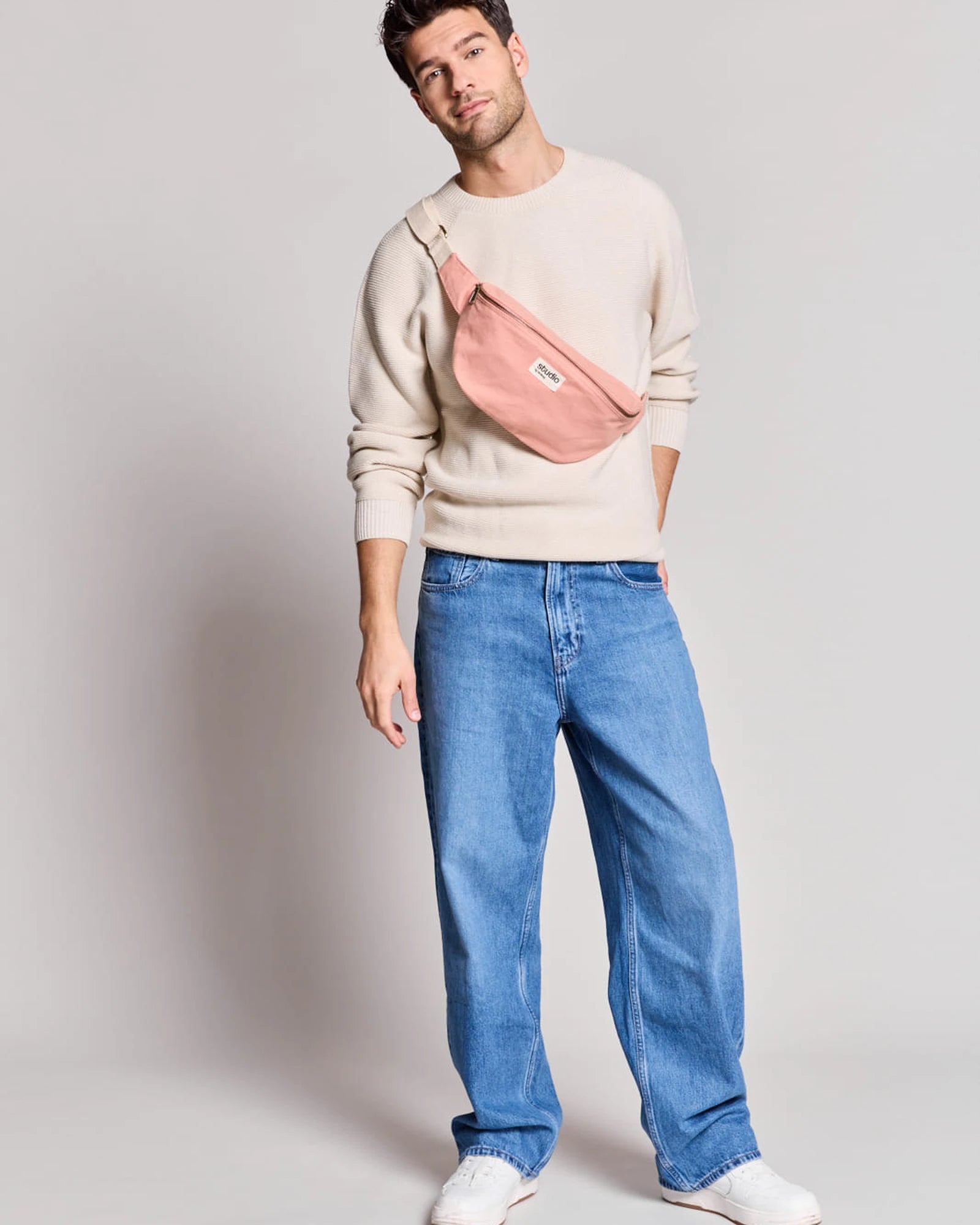 Custom organic cotton fanny pack Hindbag Antoine