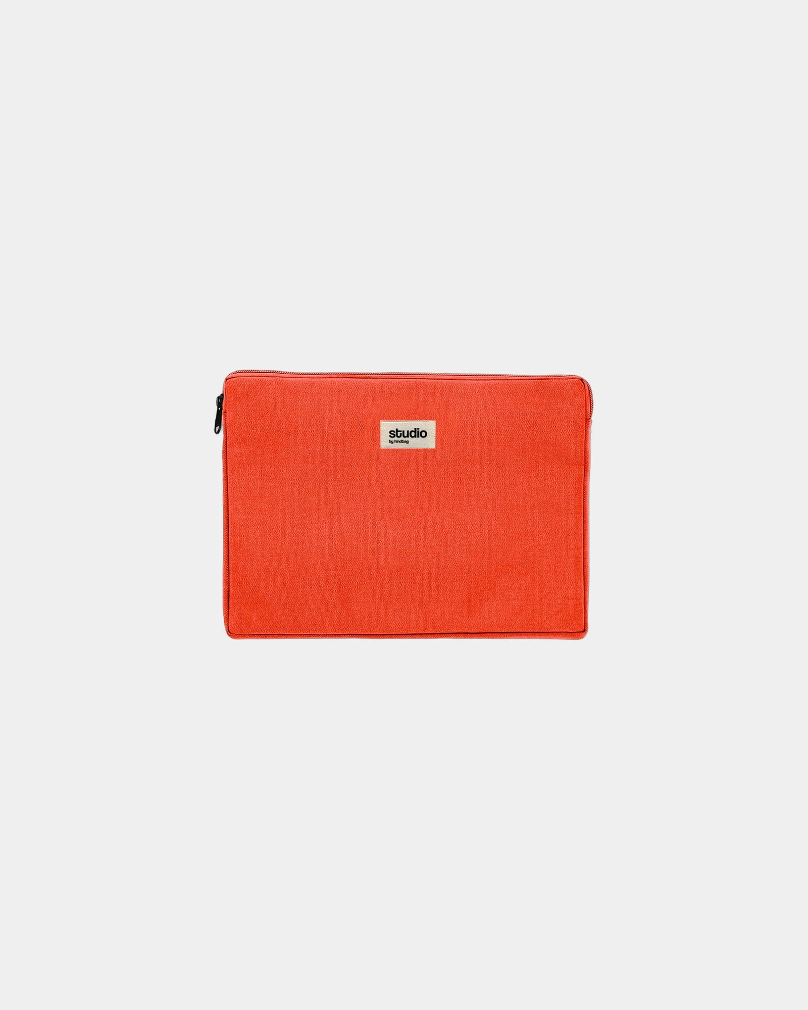 Custom organic cotton laptop sleeve Hindbag Léo 13" - Red