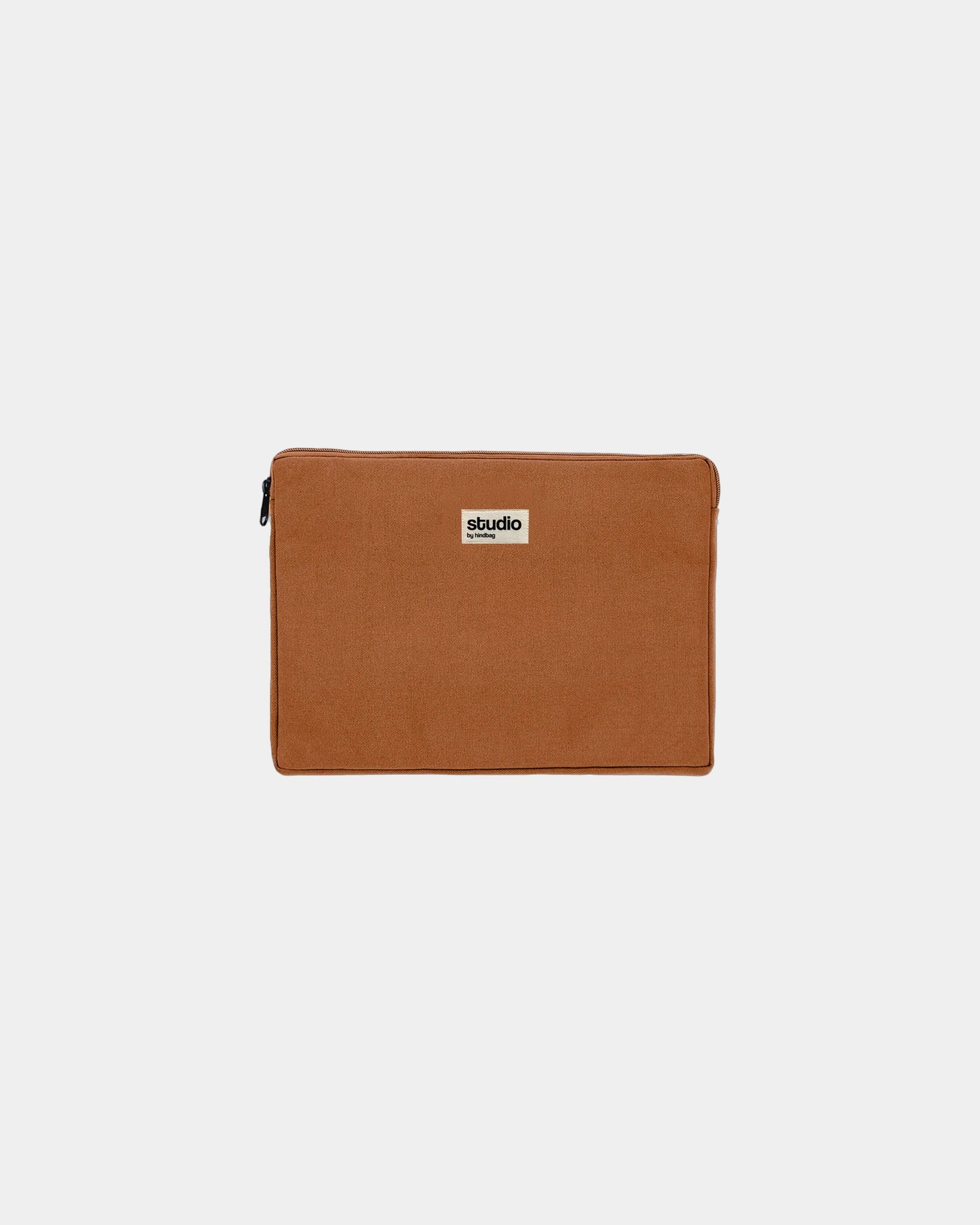 Custom organic cotton laptop sleeve Hindbag Léo 13" - Copper