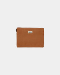 Custom organic cotton laptop sleeve Hindbag Léo 13" - Copper