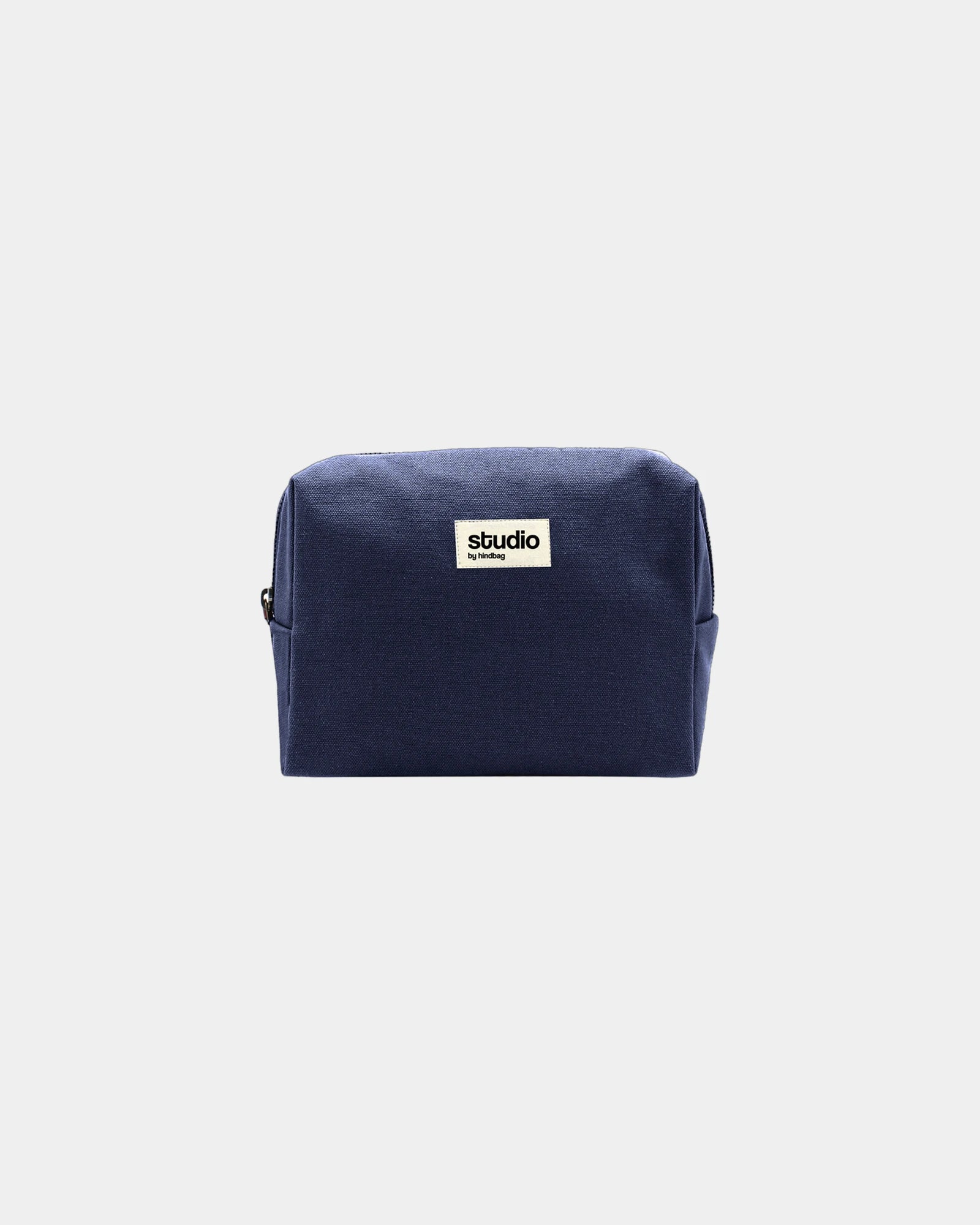 Custom organic cotton pouch Hindbag Estelle M - Navy