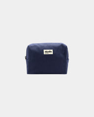 Custom organic cotton pouch Hindbag Estelle M - Navy