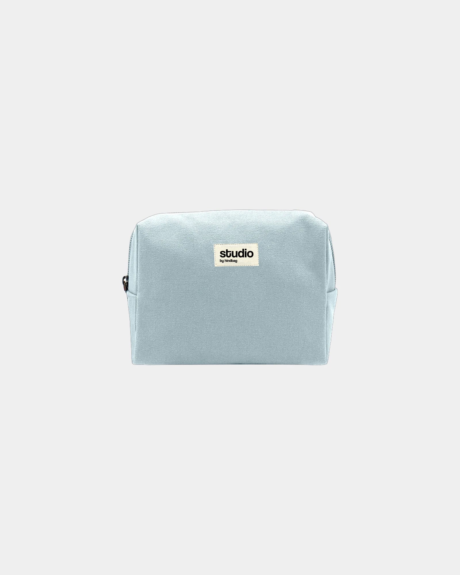 Custom organic cotton pouch Hindbag Estelle M - Azure