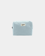 Custom organic cotton pouch Hindbag Estelle M - Azure