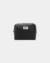 Custom organic cotton pouch Hindbag Estelle M - Black