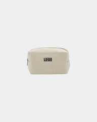 Custom organic cotton pouch Hindbag Estelle M - Jute