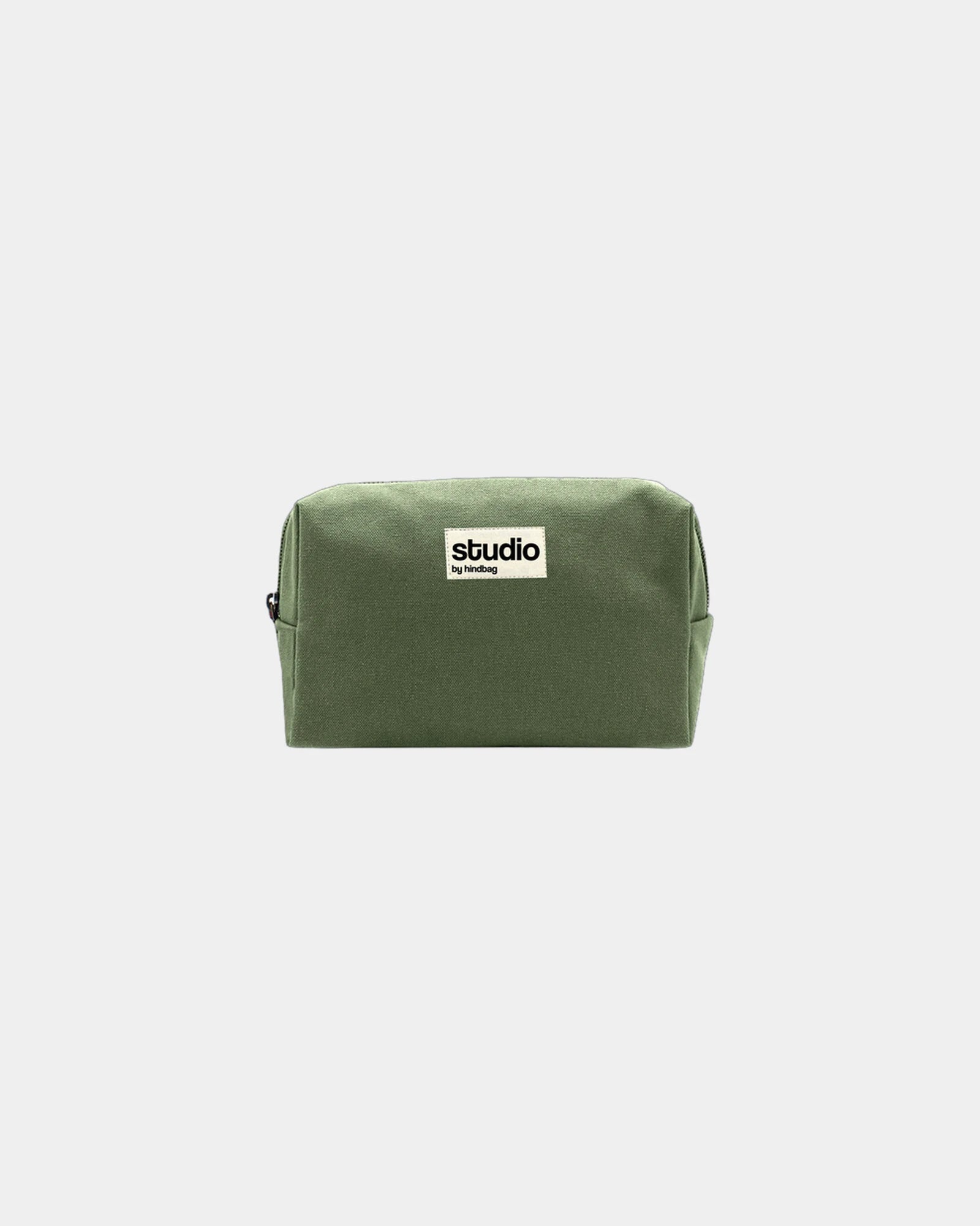 Custom organic cotton pouch Hindbag Estelle S - Olive