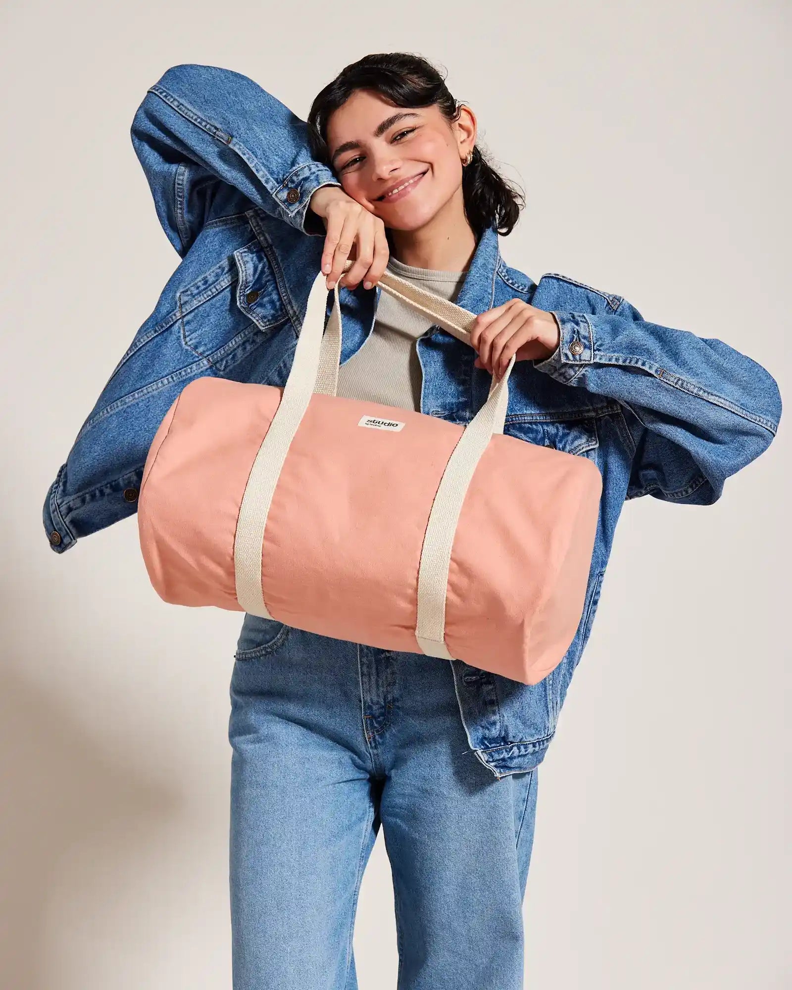 Custom organic cotton duffel bag Hindbag Sam - 24