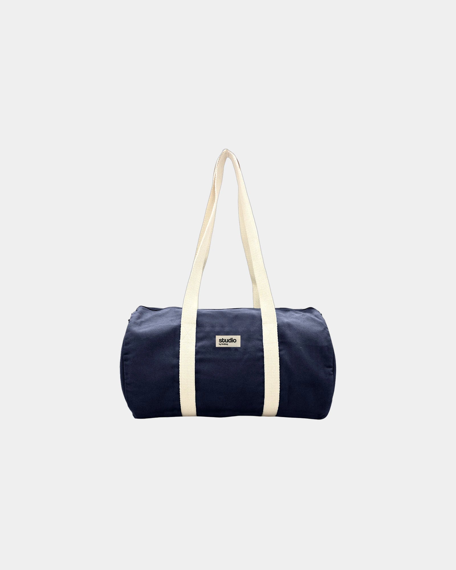 Custom organic cotton duffel bag Hindbag Sam - Navy