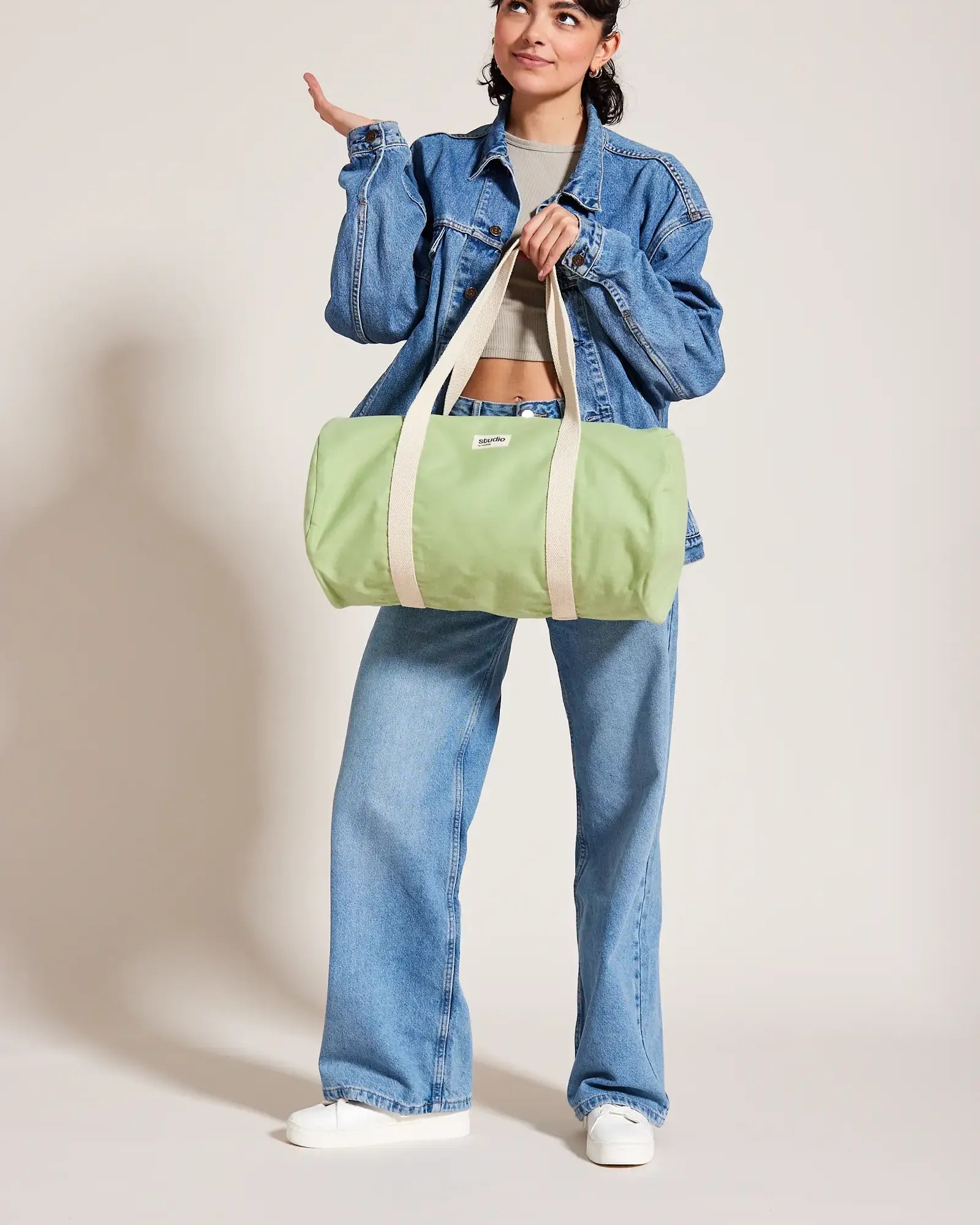Custom organic cotton duffel bag Hindbag Sam - 20