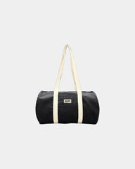 Custom organic cotton duffel bag Hindbag Sam - Black