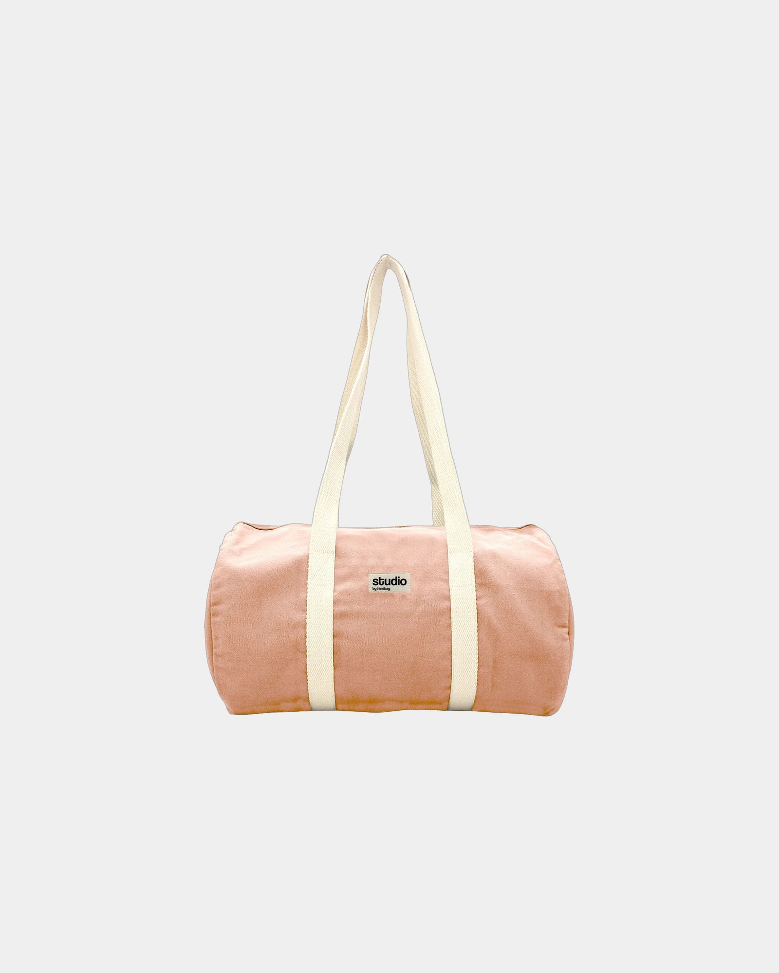Custom organic cotton duffel bag Hindbag Sam - Salmon