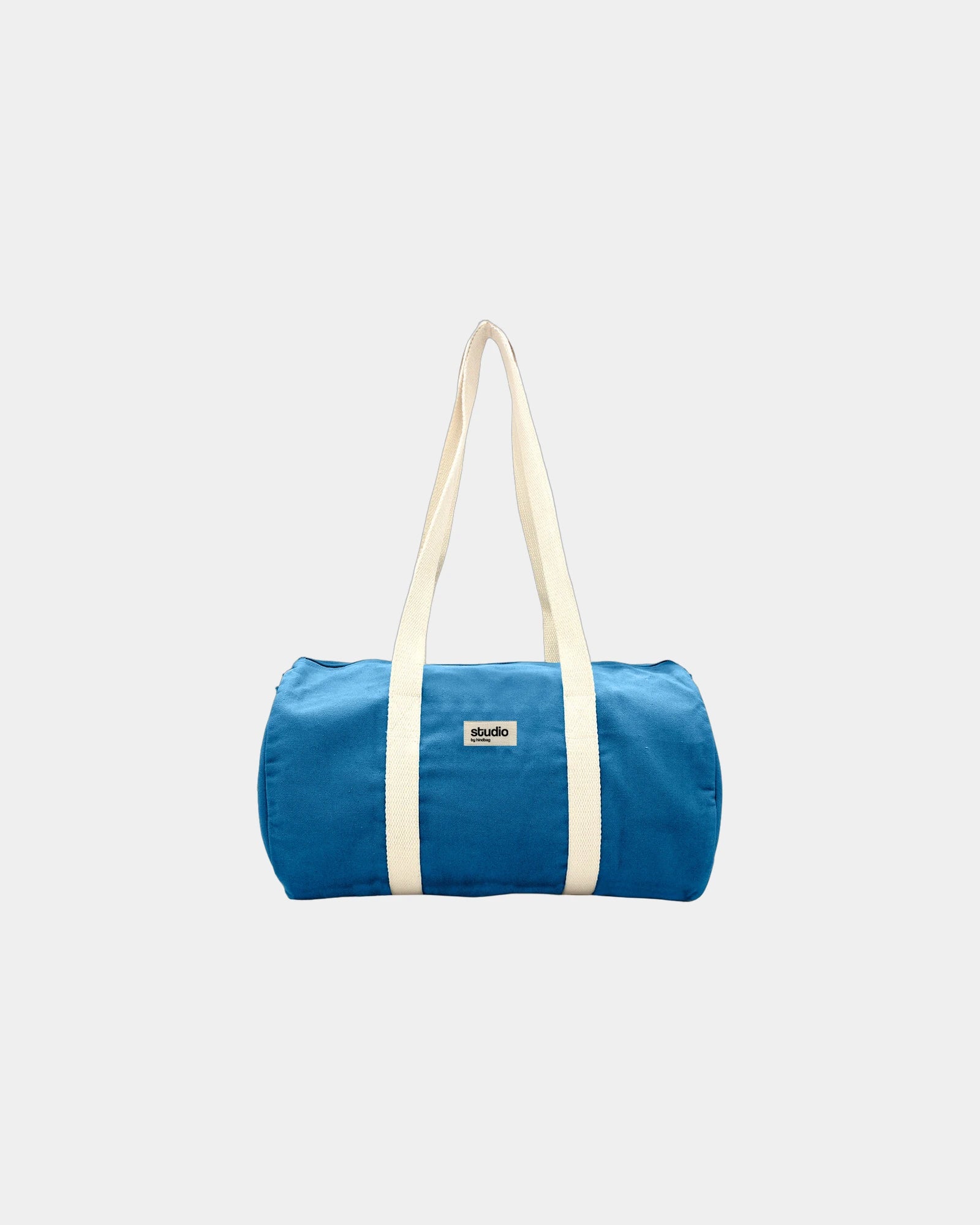 Custom organic cotton duffel bag Hindbag Sam - Royal Blue