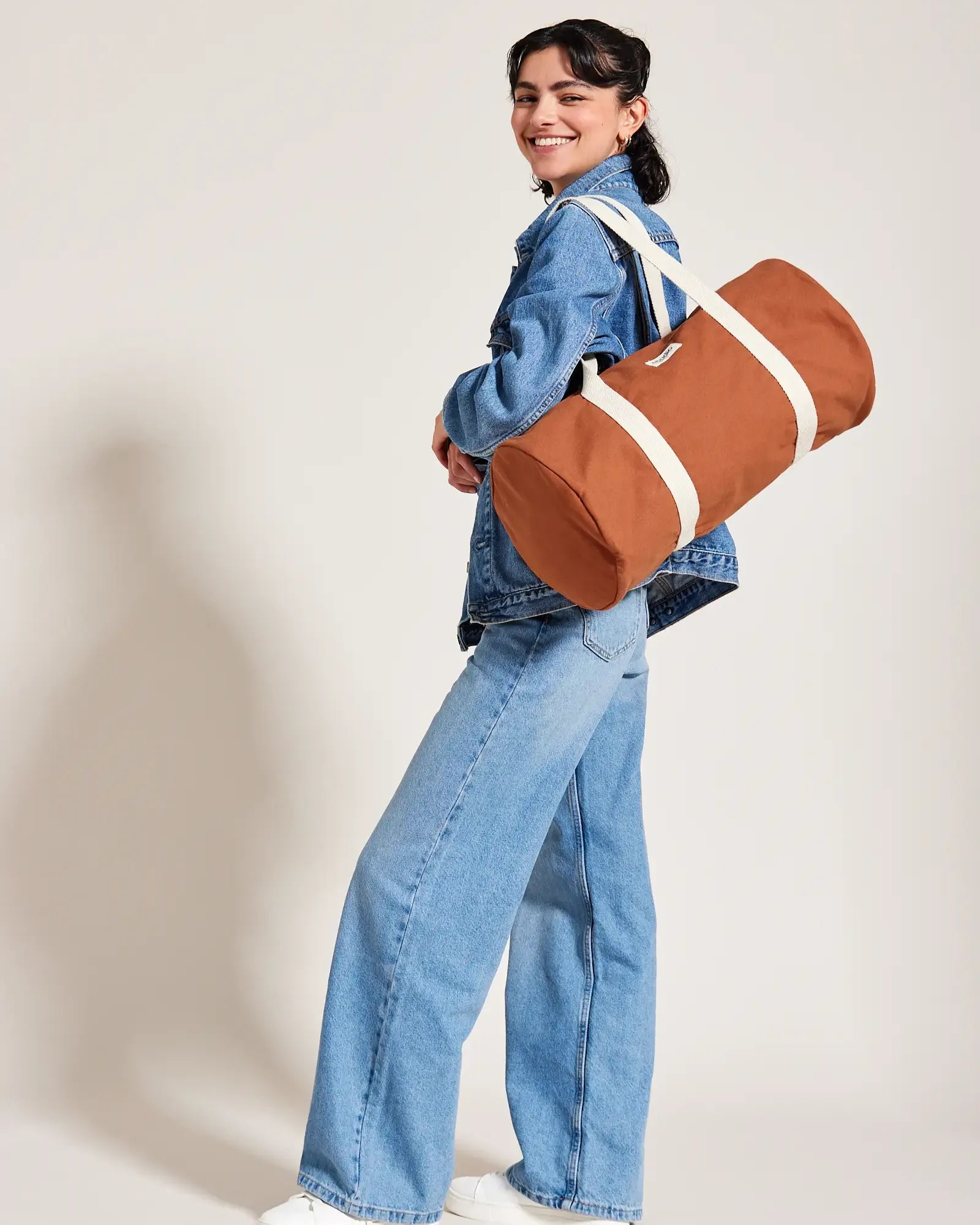 Custom organic cotton duffel bag Hindbag Sam - 18