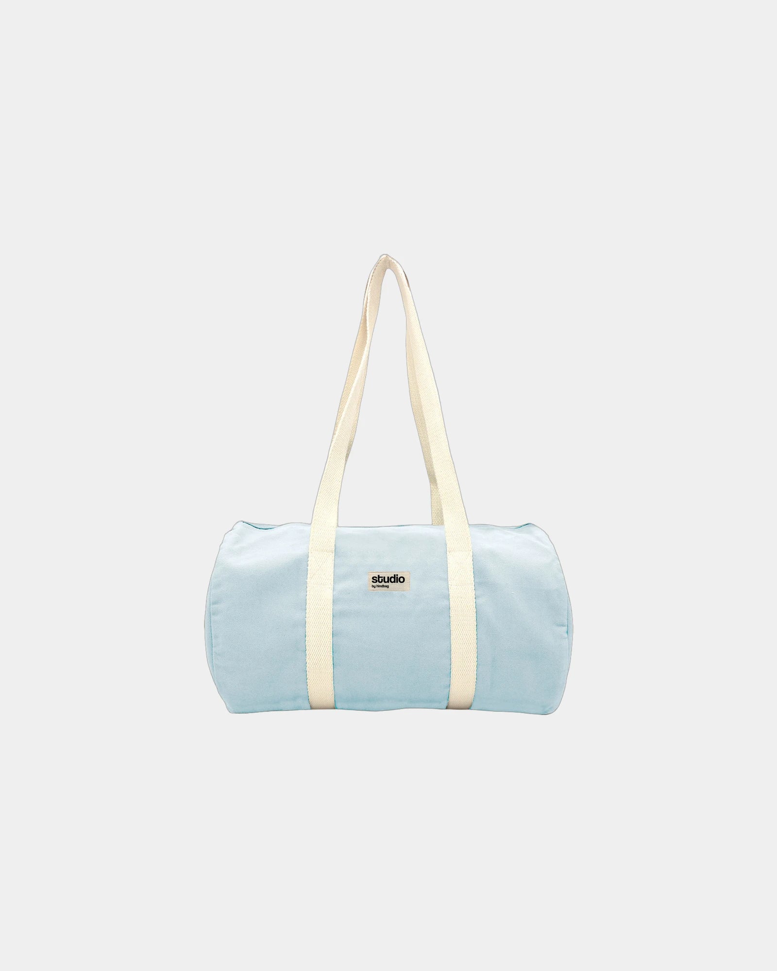 Custom organic cotton duffel bag Hindbag Sam - Azure