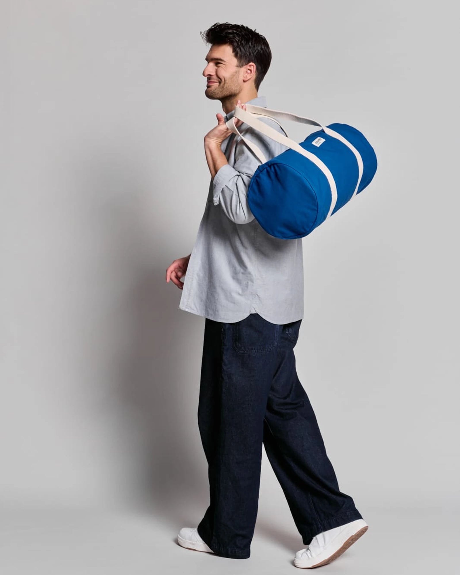 Custom organic cotton duffel bag Hindbag Sam - 10