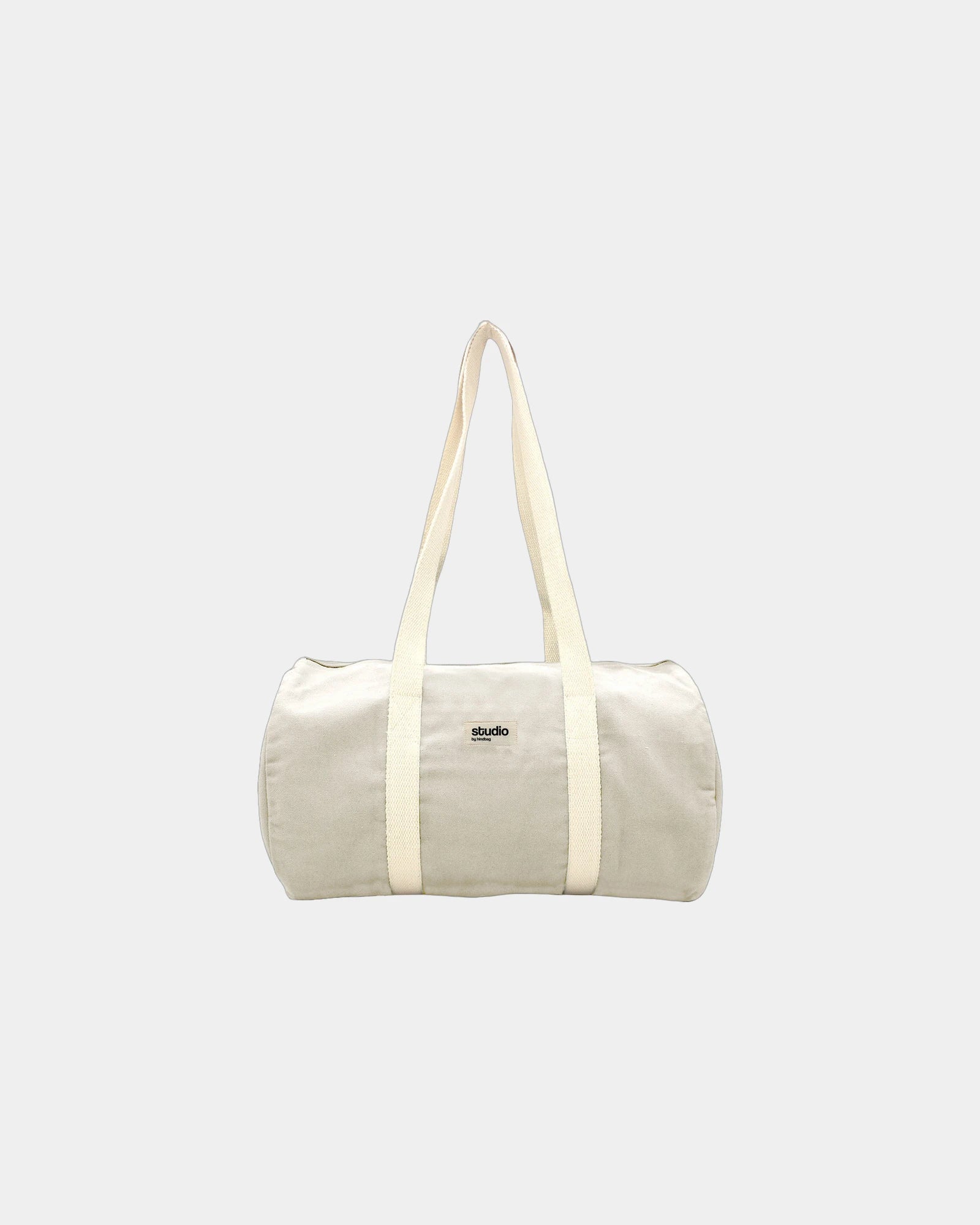 Custom organic cotton duffel bag Hindbag Sam - Ecru
