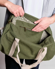 Custom organic cotton duffel bag Hindbag Sam - 7