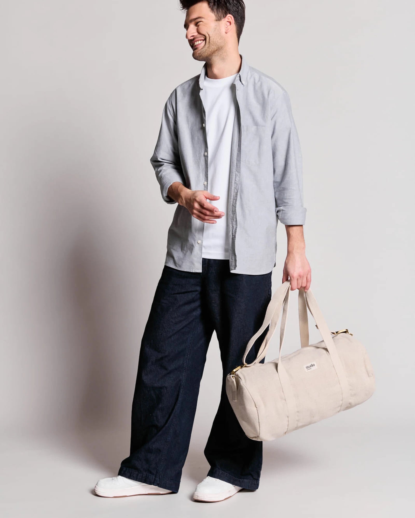 Custom organic cotton duffel bag Hindbag Sam - 2