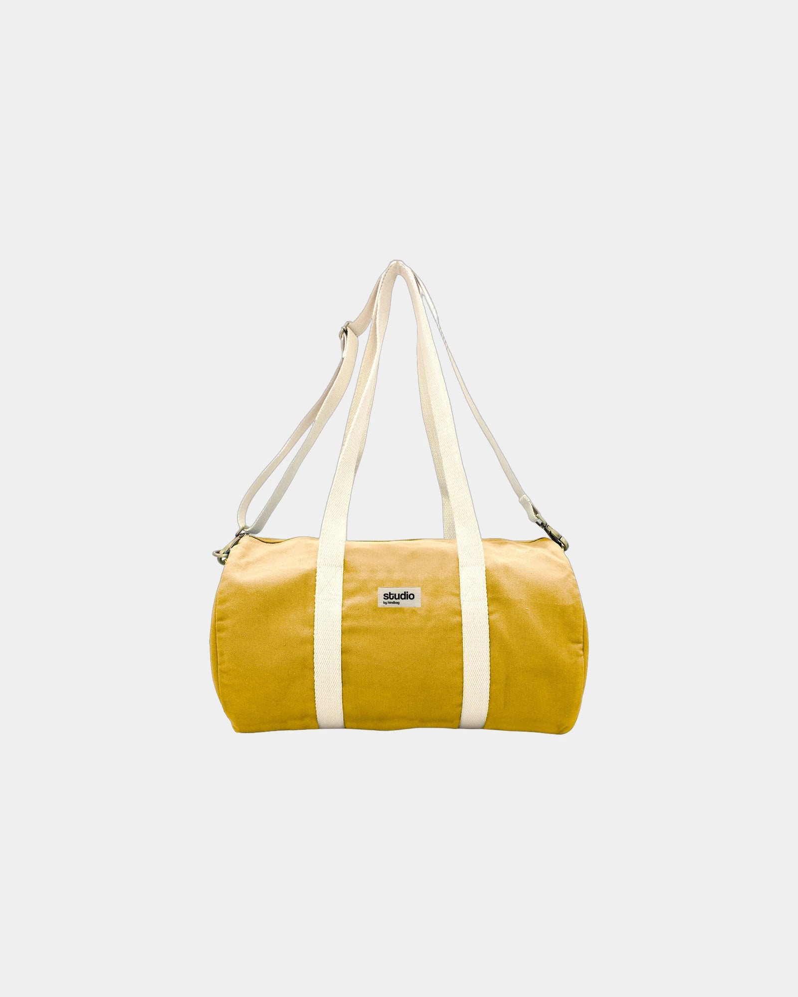 Custom organic cotton duffel bag Hindbag Sam - Ochre