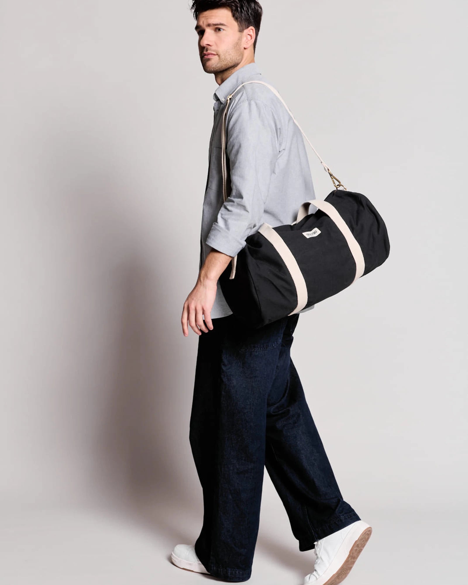 Custom organic cotton duffel bag Hindbag Sam - 4