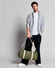 Custom organic cotton duffel bag Hindbag Sam - 8