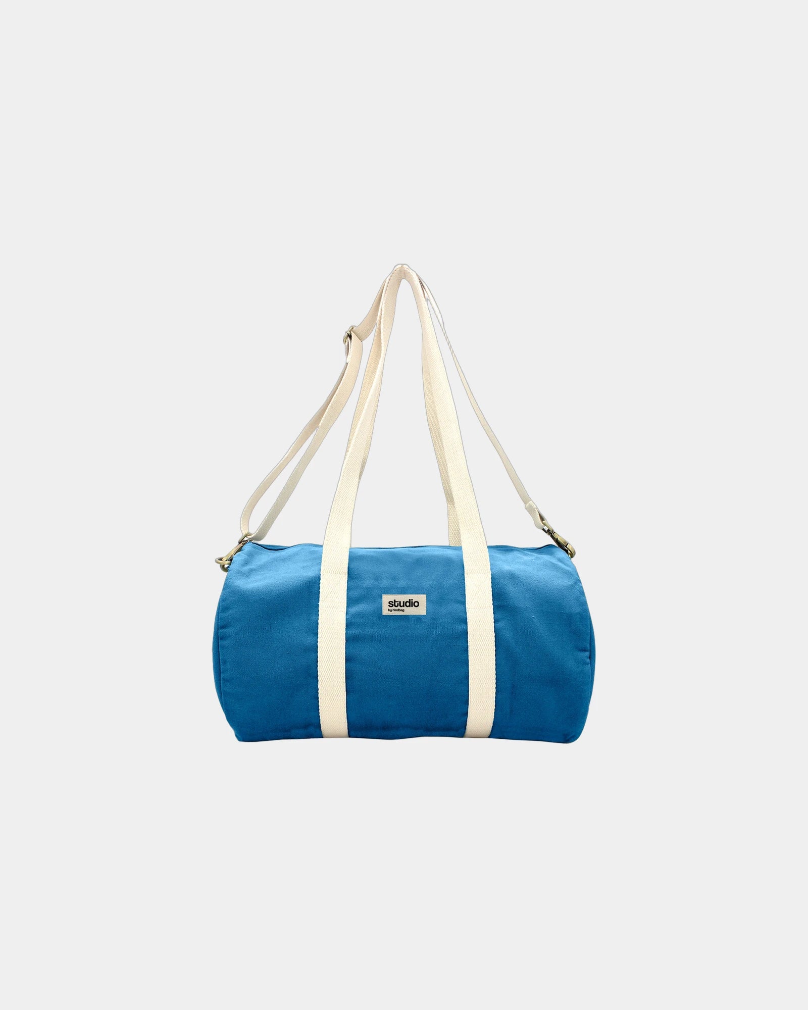 Custom organic cotton duffel bag Hindbag Sam - Royal Blue