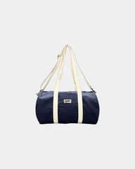 Custom organic cotton duffel bag Hindbag Sam - Navy