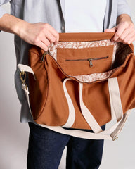 Custom organic cotton duffel bag Hindbag Sam - 17